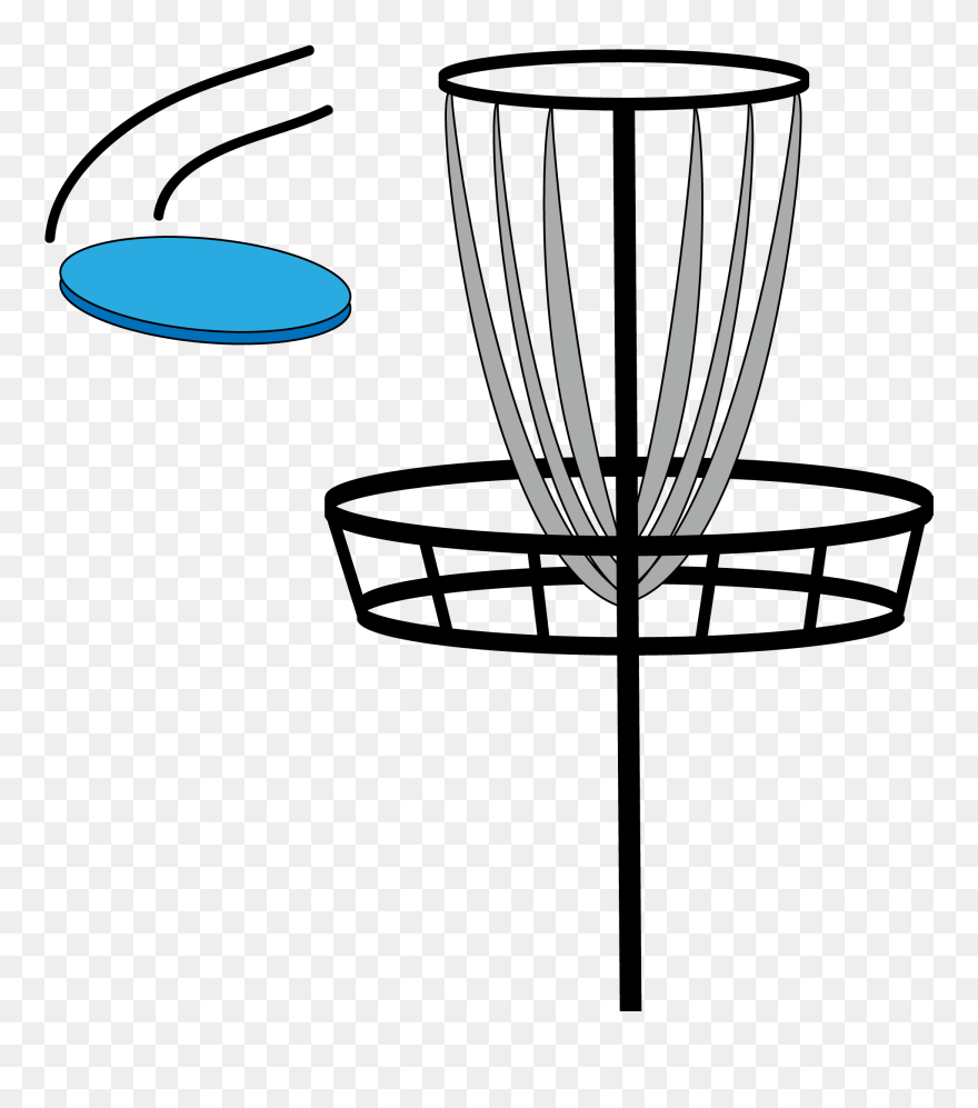 Flying Disc Golf Clipart - Png Download