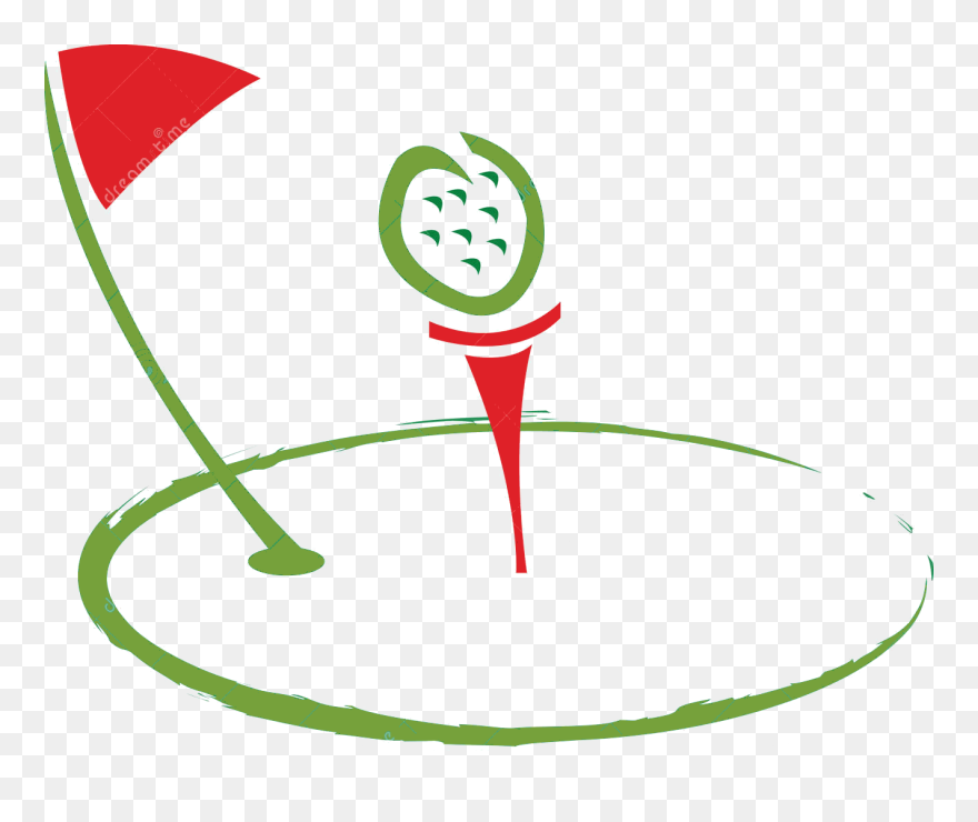 Golf Shaft Image Vector Graphics Clip Art - Golf Logo Free - Png Download