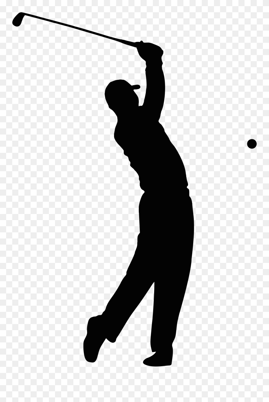 Golfer Silhouette Png - Golfer Silhouette Clipart