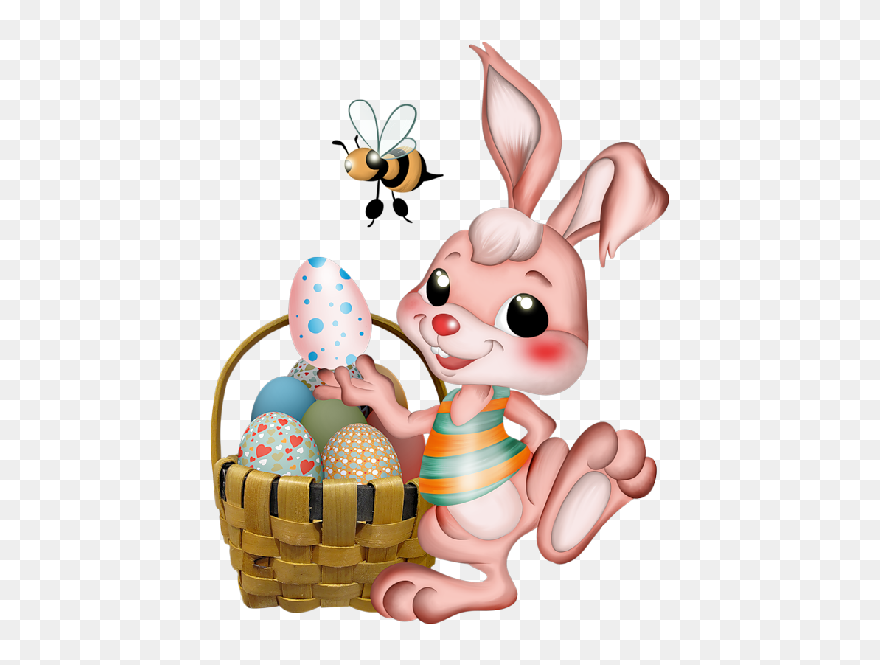 Easter Bunny Bee Clipart