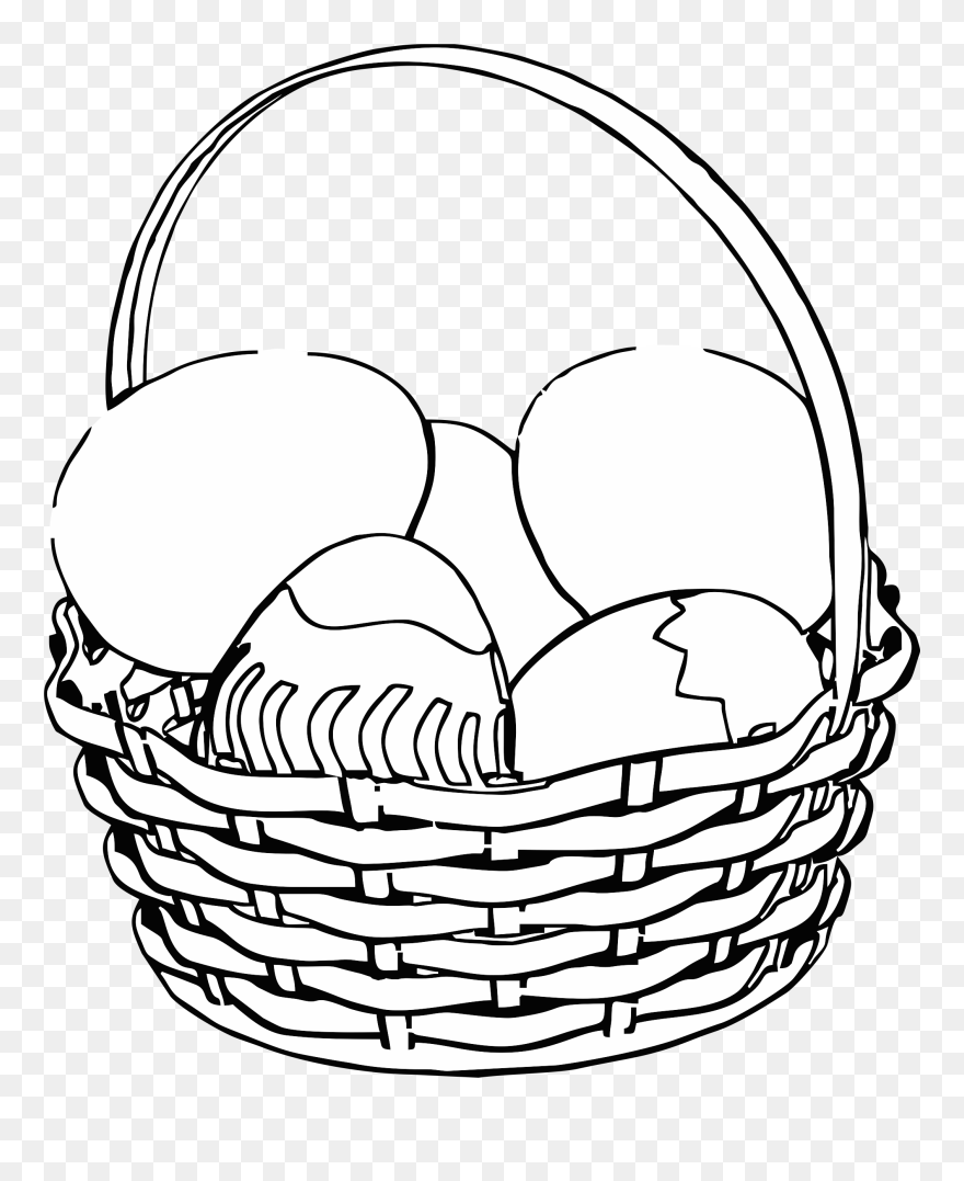 Cliparts Und Grafiken Zu Ostern - Ostern Clipart Schwarz Weiß Kostenlos - Png Download