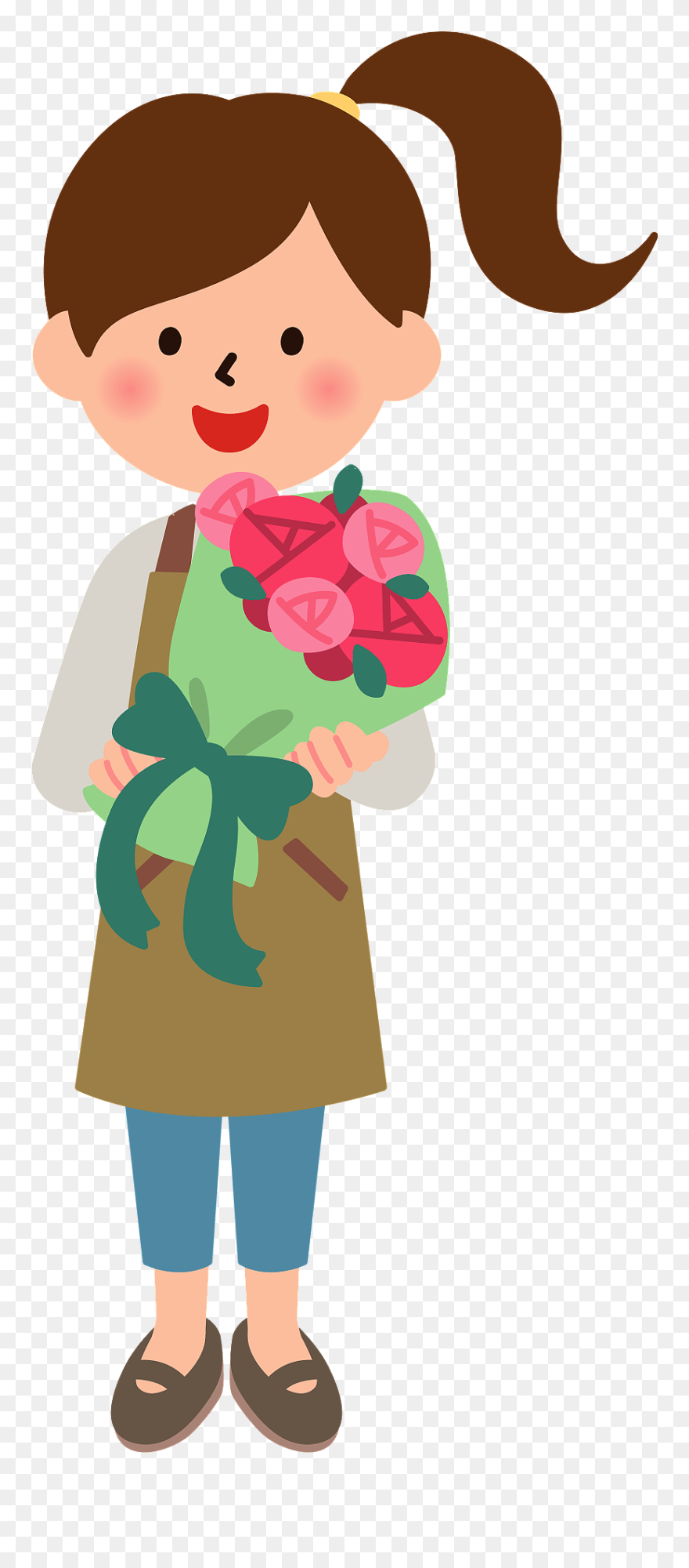 お 花屋 さん イラスト 簡単 Clipart