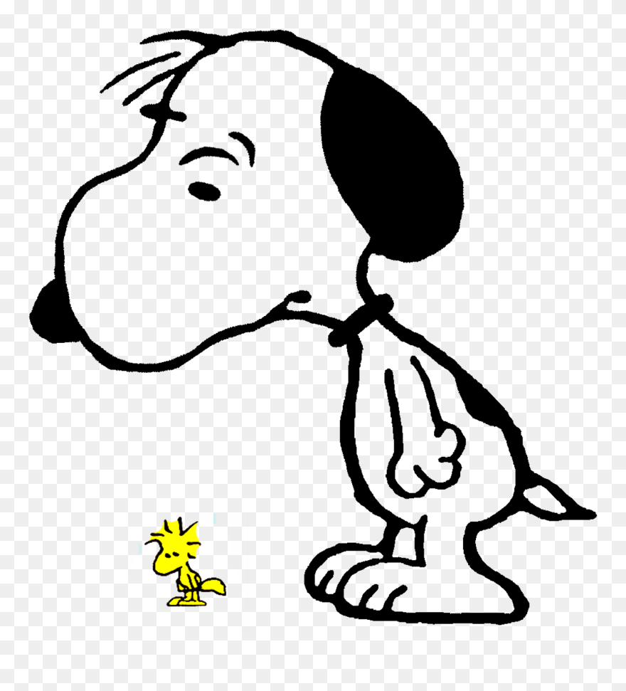 Snoopy And Woodstock Crying Clipart