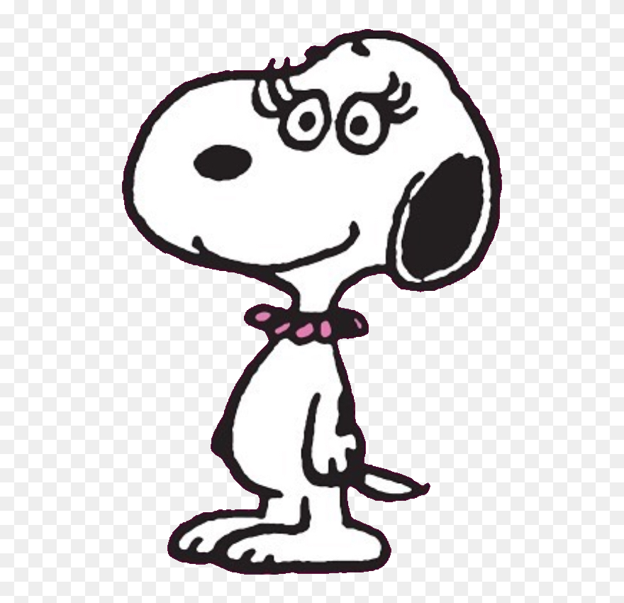Girl Snoopy Clipart