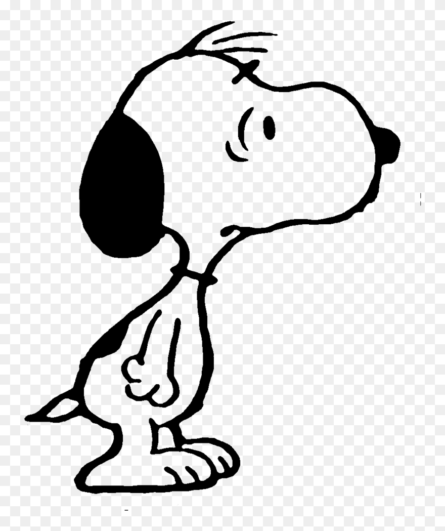 Transparent Sad Clipart - Snoopy Png