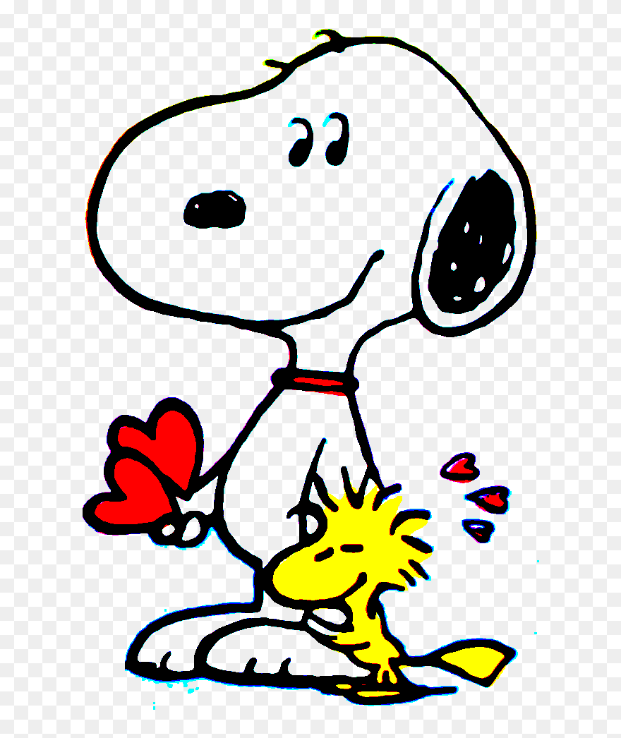 Hd Snoopy Amor Png - Snoopy Valentines Day Clipart