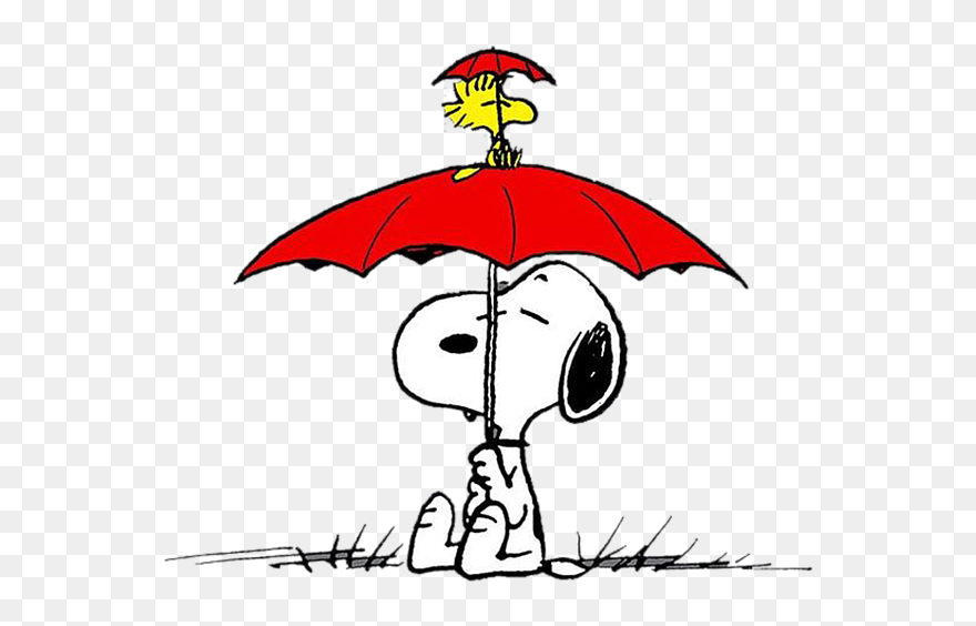 Snoopy Umbrella Clipart