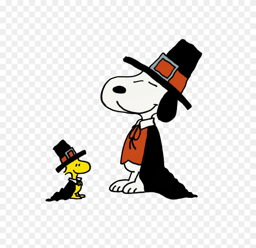 Snoopy And Woodstock Pilgrims Clipart