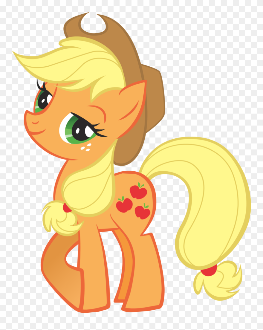 Applejack, Castle Creator, Official, Safe, Simple Background, - Applejack Mi Little Pony Clipart