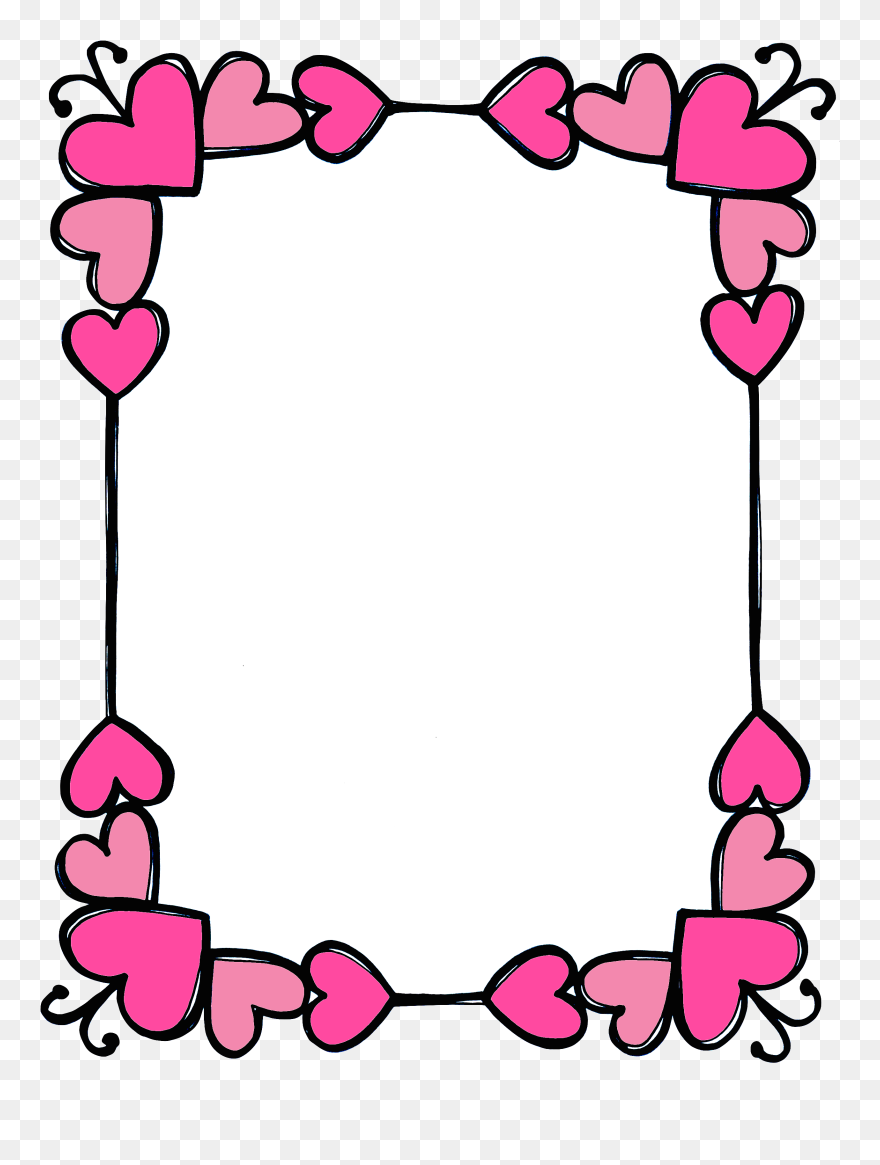 A4 Sheet Border Designs - Border Design On Paper Clipart