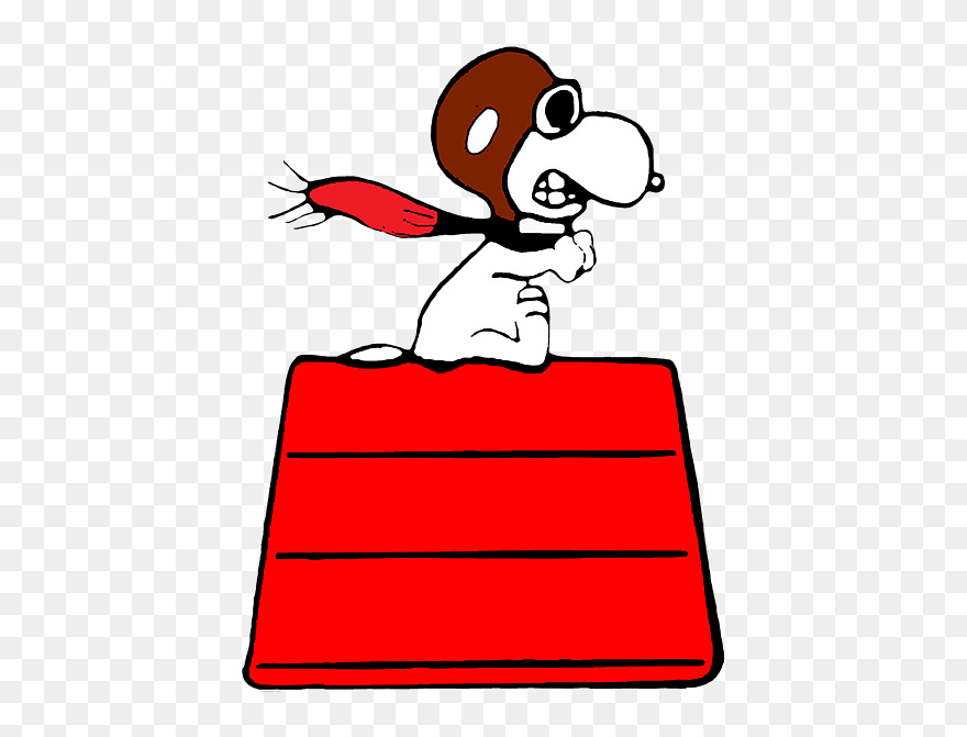 Snoopy Red Baron Clip Art - Png Download