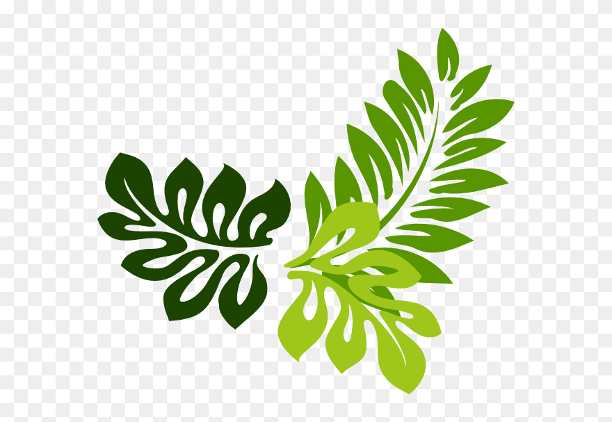 Transparent Jungle Leaves Clipart - Png Download