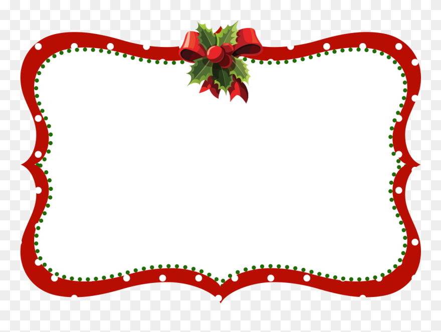 Borda Para Convite De Natal Clipart