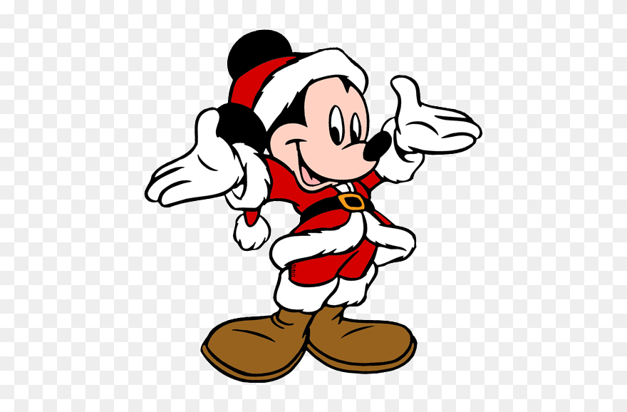 Christmas Mickey Mouse Ears Clipart Transparent Png - Christmas Mickey Clipart