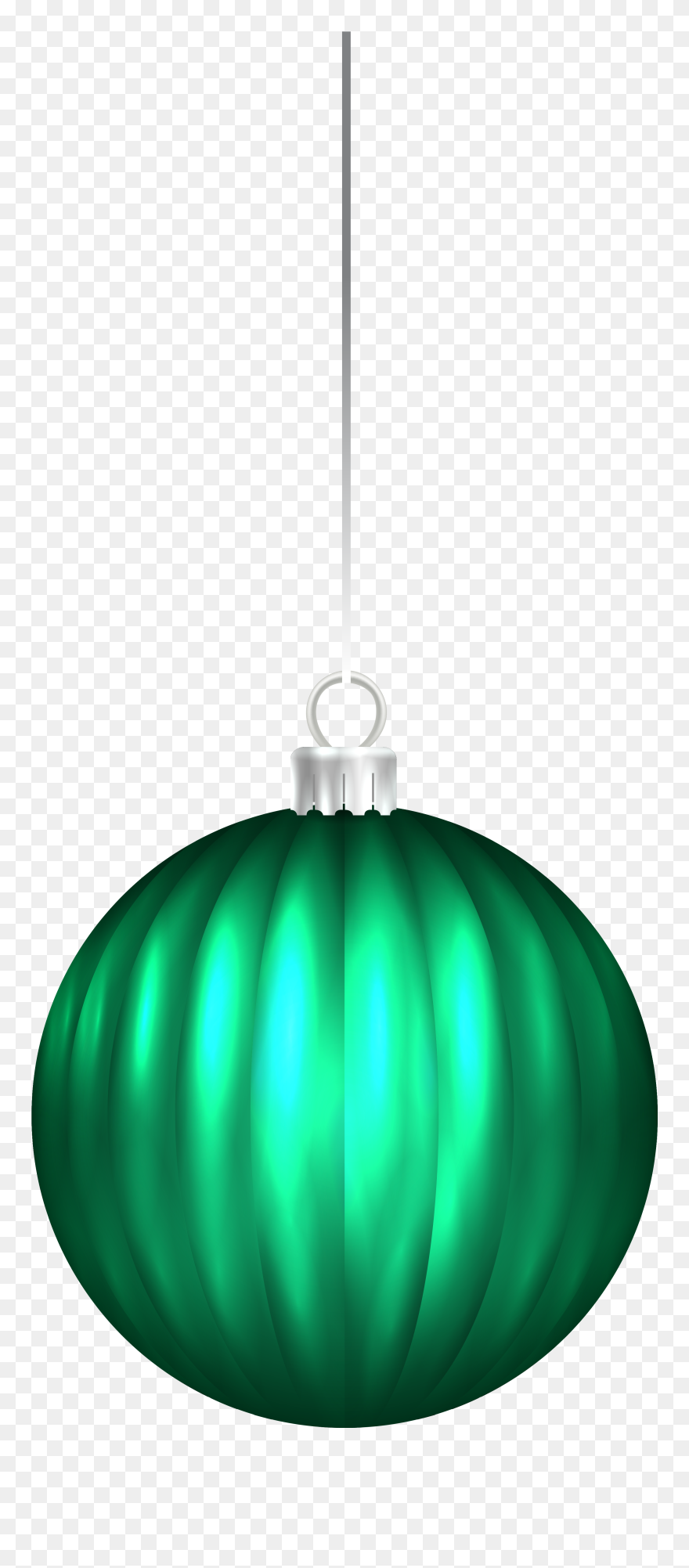 Green Christmas Ball Ornament Png Clip Art Imageu200b - Christmas Ornament Transparent Png