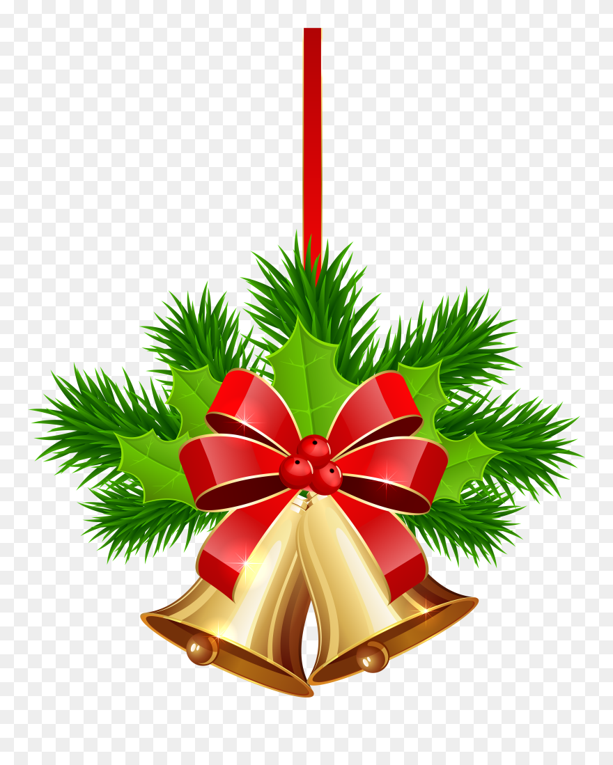 Xmas Golden Bells Png Clip Art Imageu200b Gallery Yopriceville - Christmas Bell Png Transparent Png