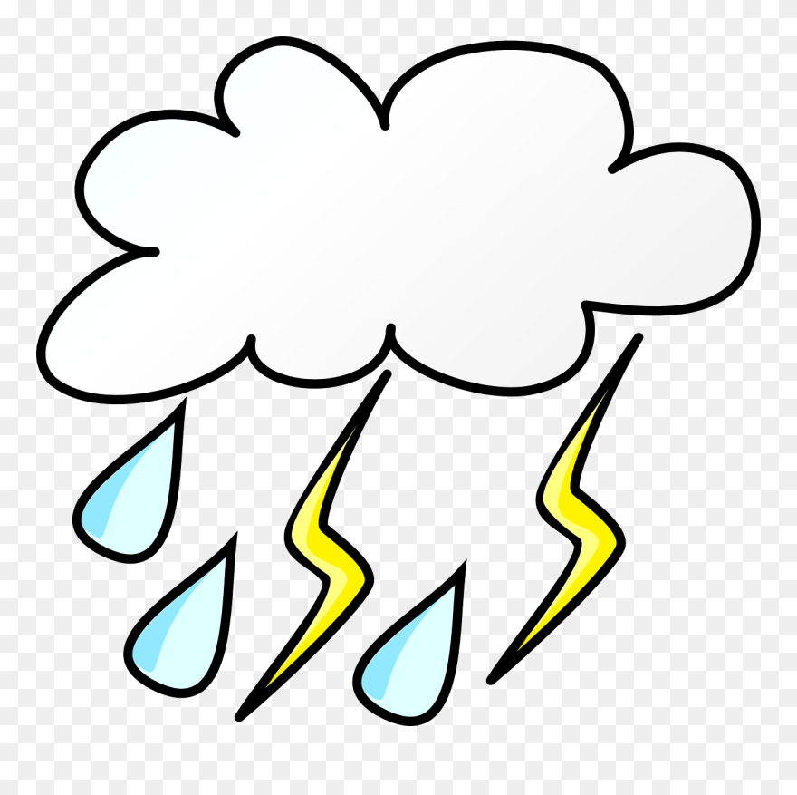 Storm Clip Art Image - Cloud Clipart Transparent Background - Png Download