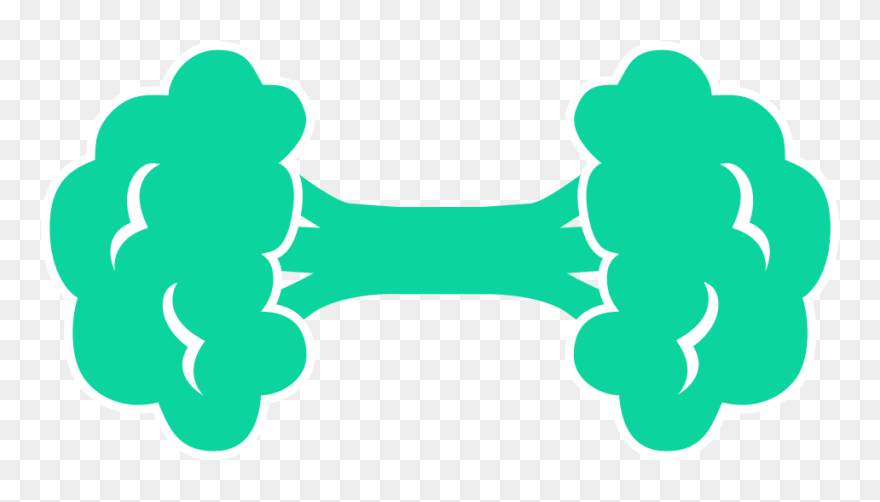 Dumbbells Clipart Interval Training - Broccoli Dumbbell - Png Download