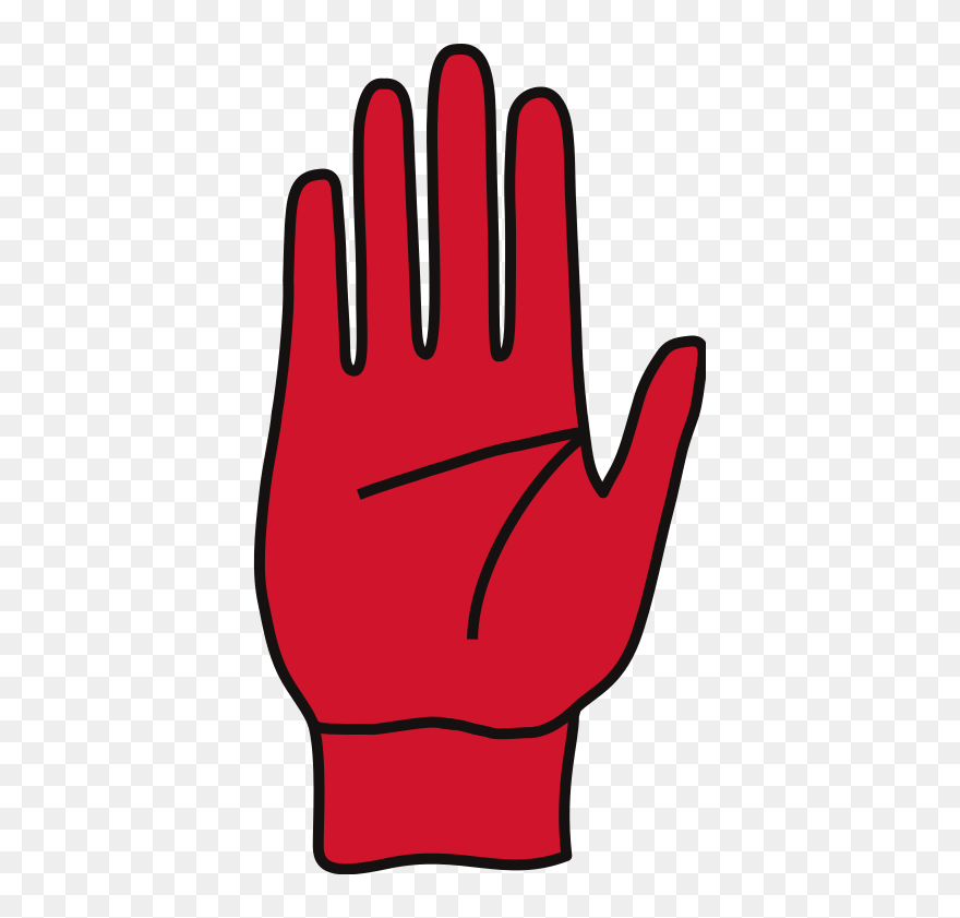 Red Hand Of Ulster - Red Hand Ulster Clipart