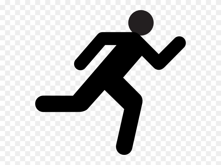 Stickman Running Clipart