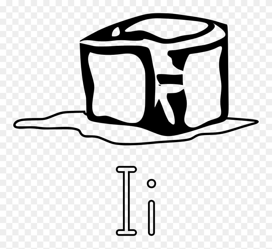I Is For Ice - Ice Cube Clip Art - Png Download