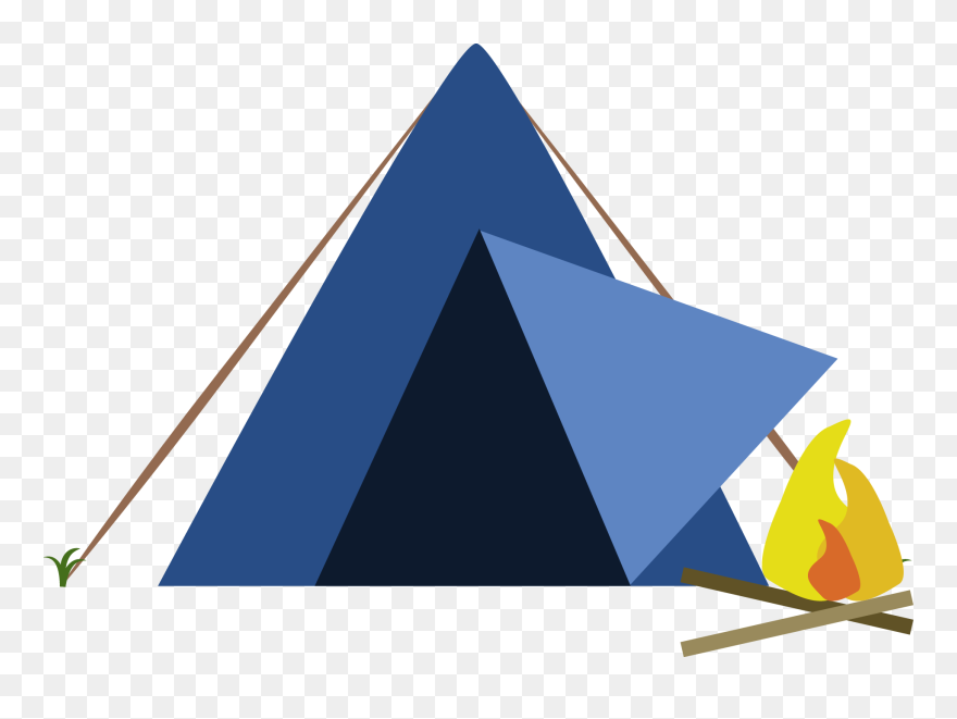 Campsite Camping High-definition Television - Camping Transparent Background Clipart