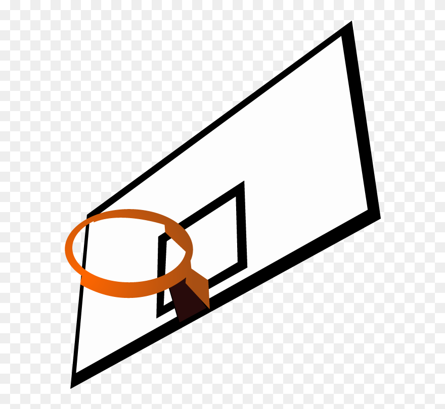 Basketball Hoop Clip Art - Png Download