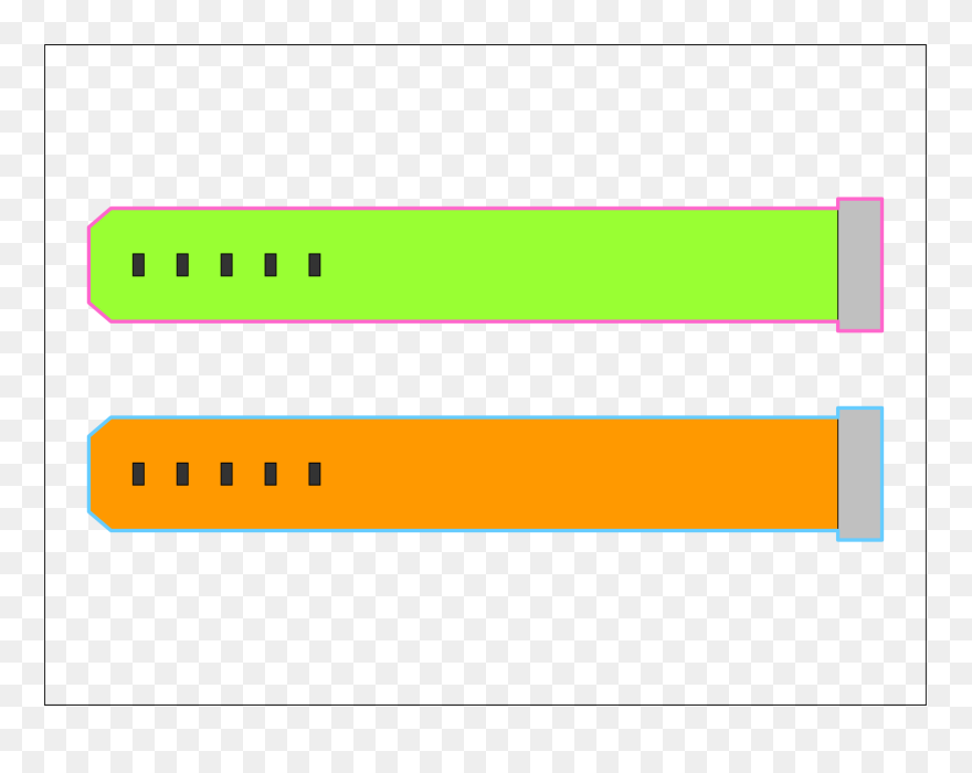 Straps Clipart - Colorfulness - Png Download