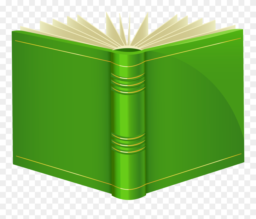 Book Clipart - Clipart Green Book - Png Download