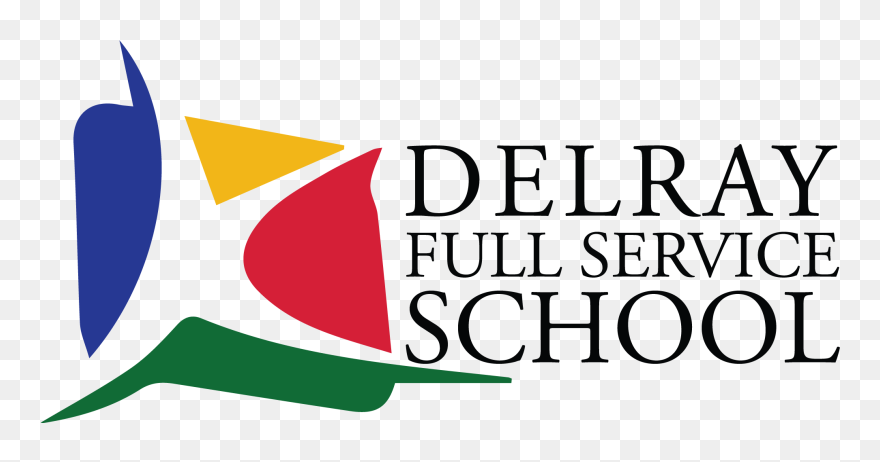 Delray Full Service School Logo Clipart