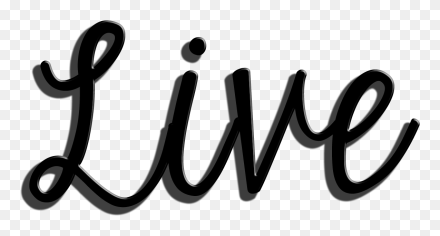 Live Laugh Love - Word Live Clipart - Png Download