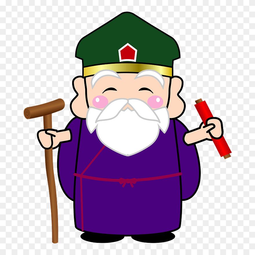 Jurojin God Clipart - Jurōjin - Png Download