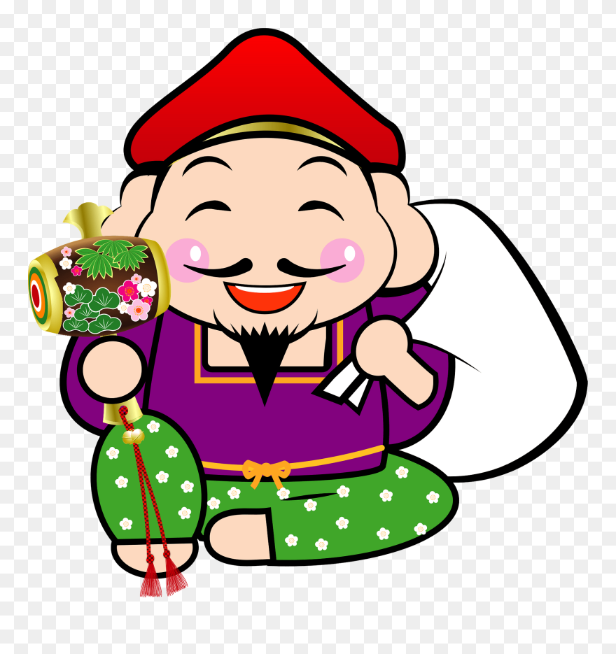福 禄 寿 寿老人 Clipart