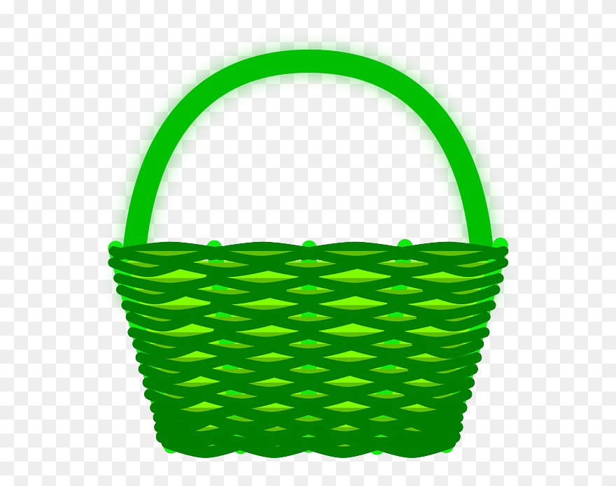 Transparent Background Empty Easter Basket Clipart - Png Download