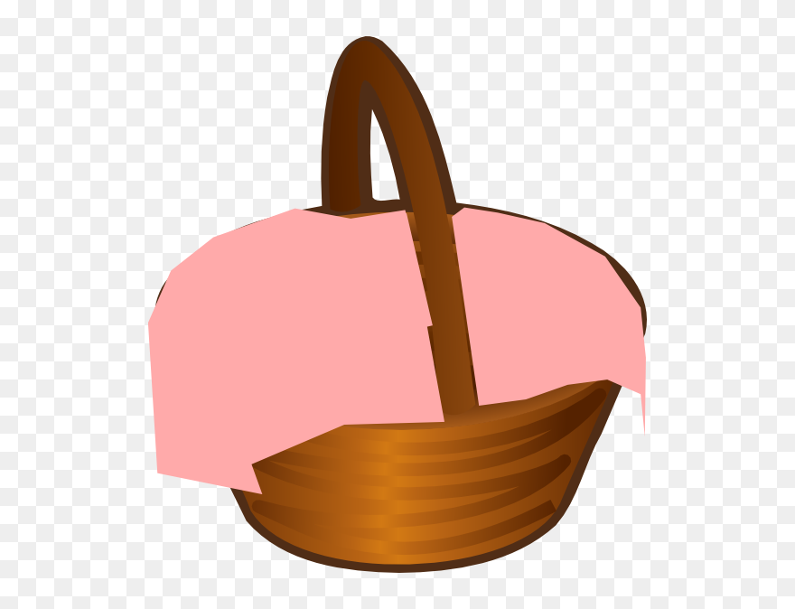 Temp - Clipart - Cartoon Baby Basket - Png Download
