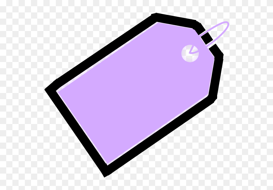 Purple Tag Clipart - Png Download