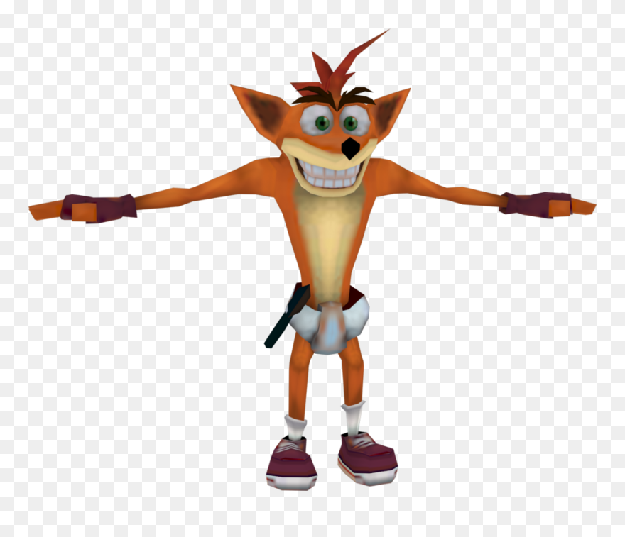 Crash Bandicoot Clipart Crash Tag Team Racing - Crash Tag Team Racing Baby Crash - Png Download