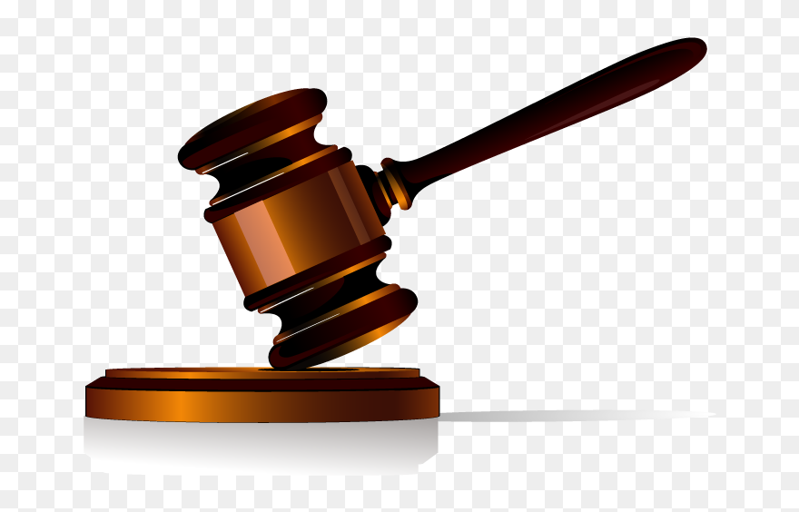 Judge Gavel Justice Court - Judge Gavel Png Clipart