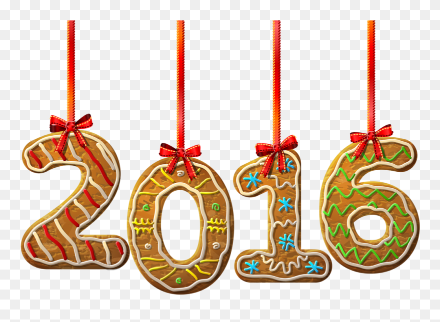 Product 2016 Ornament Day Dezember Year Holiday Clipart - Png Download