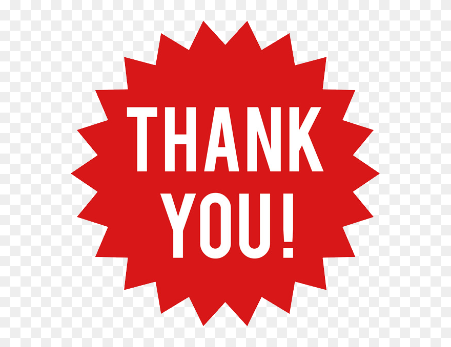 Thank You Red White - Thank You Red Png Clipart