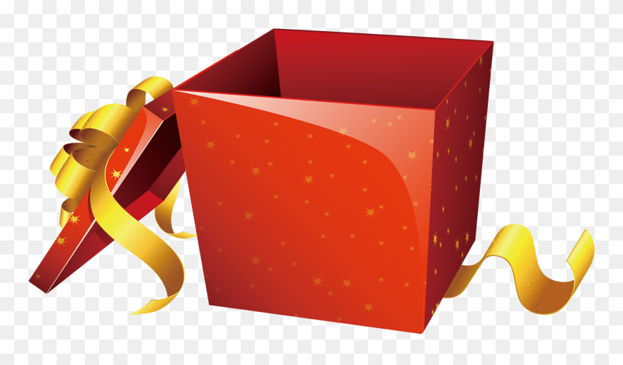 Box Surprise Clip Art - Transparent Background Gift Png