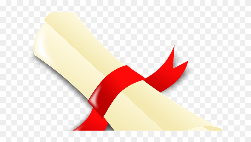 High School Diploma Academic Certificate Clip Art - Diploma Clip Art - Png Download