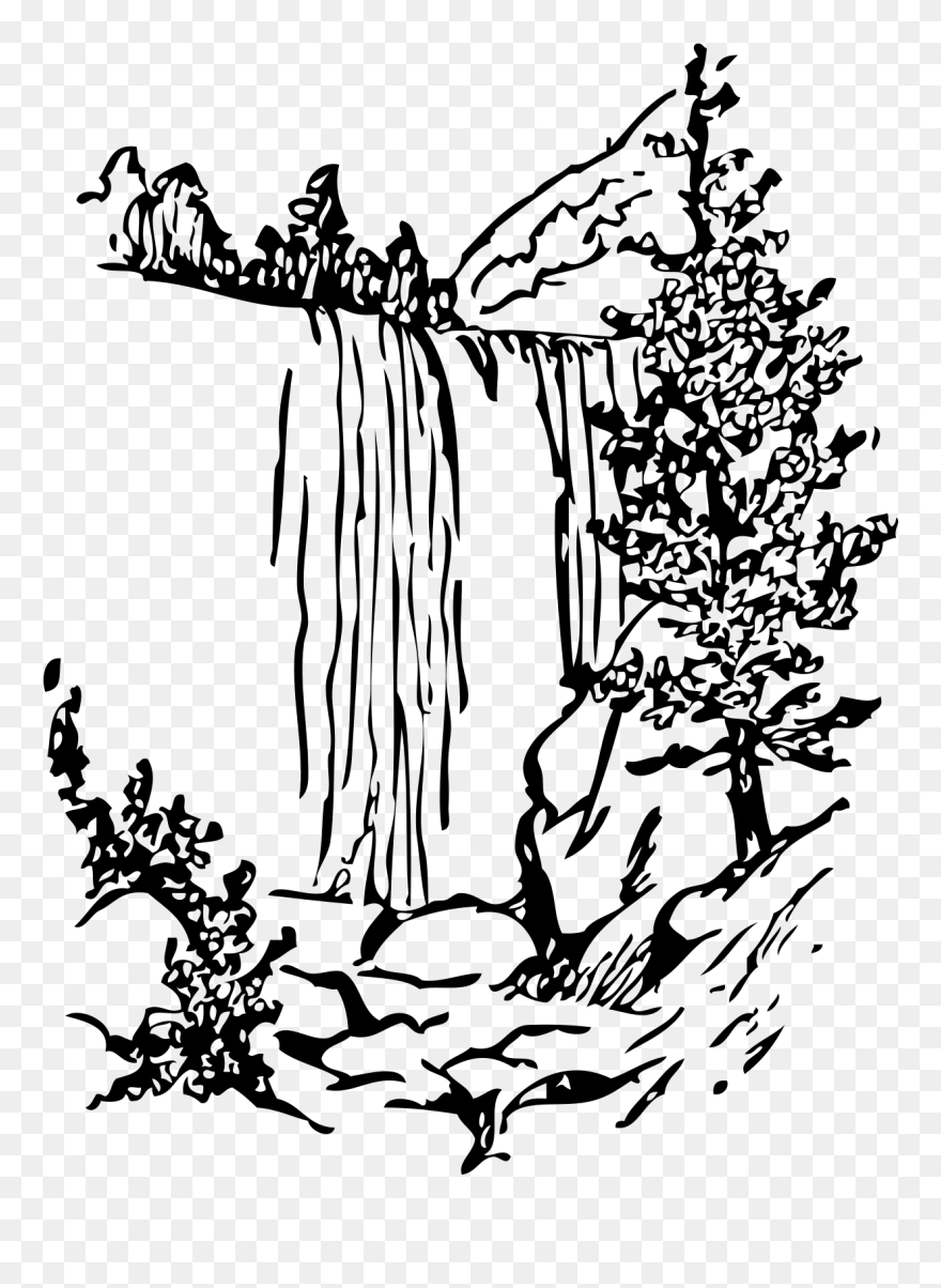 Nature Clip Art Black And White - Png Download