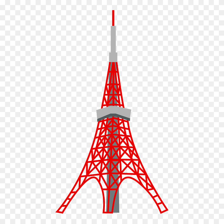 Tokyo Tower Clipart - Tower - Png Download