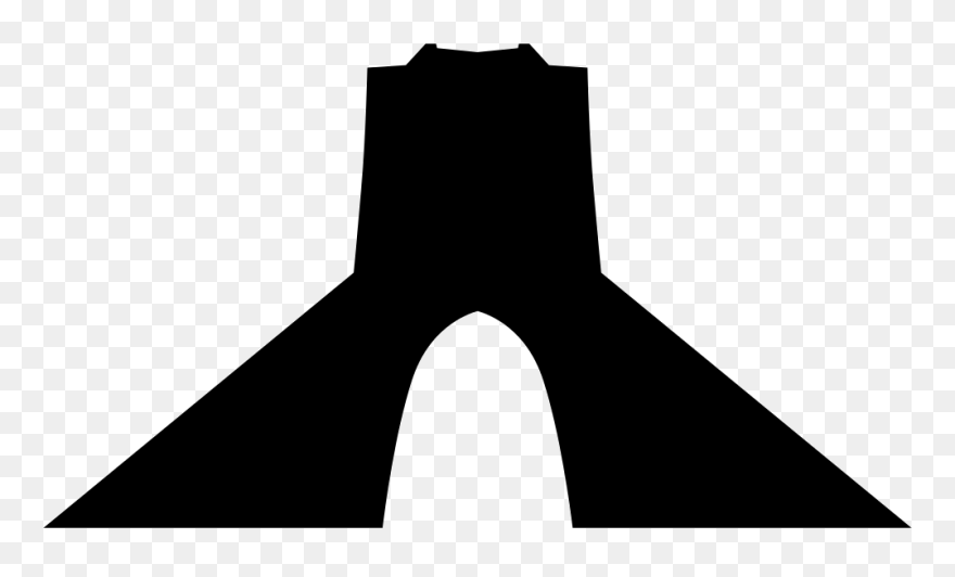 Tower Clipart Icon - Azadi Tower Vector Png Transparent Png