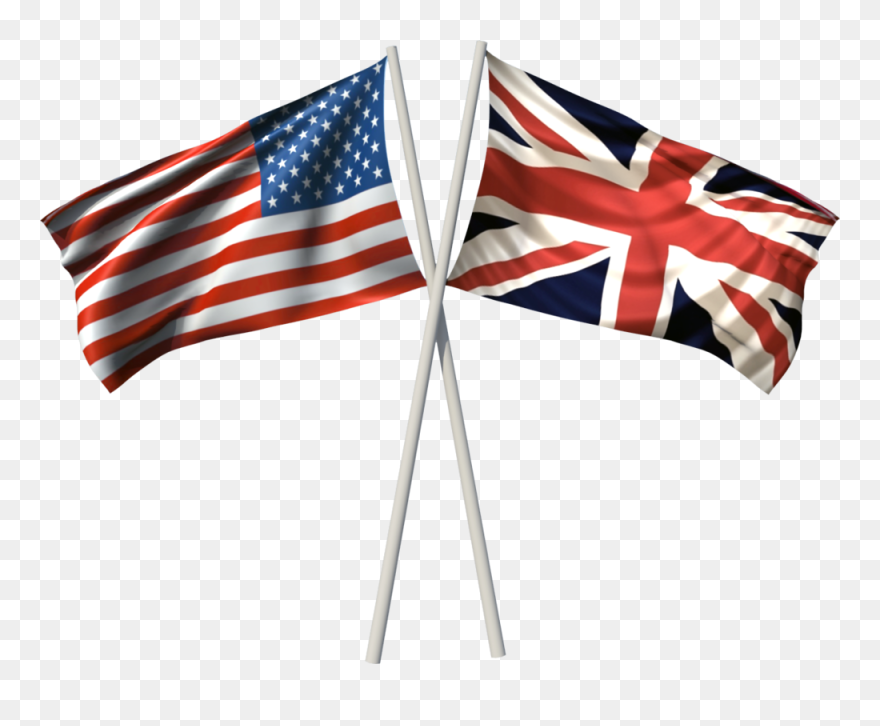 British Flag American Flag Clipart