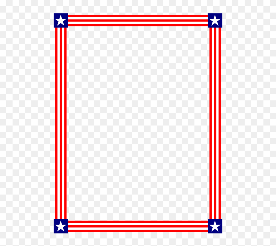 Veterans Day Border - All Clip Art Borders - Png Download