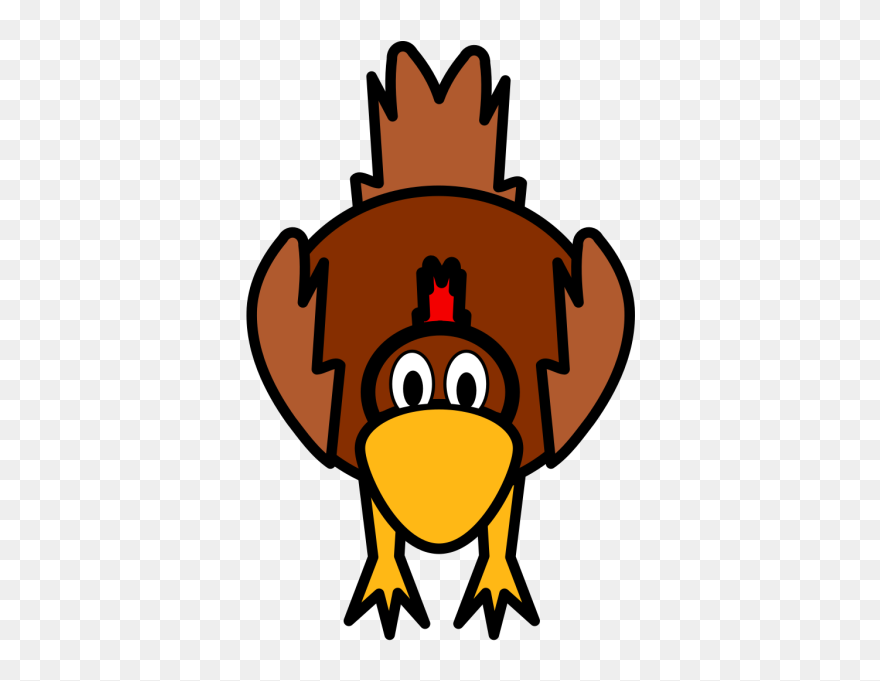 Simple Cartoon Chicken Png Clip Art - Chicken Clip Art Transparent Png