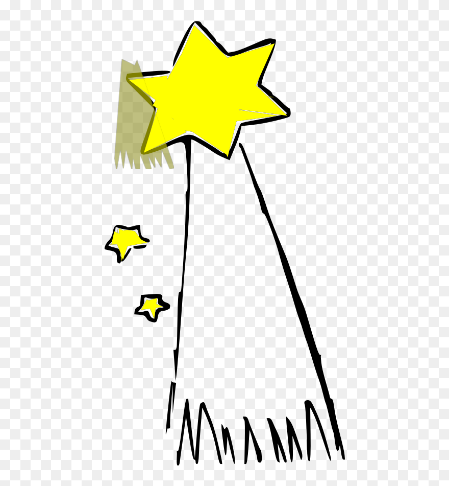 Cartoon Drawing Shooting Star Clipart