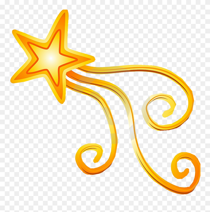 Shooting Stars Clip Art - Shooting Star Stars Clip Art - Png Download